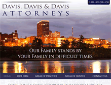 Tablet Screenshot of davis-attys.com